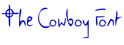The Cowboy Font 字体
